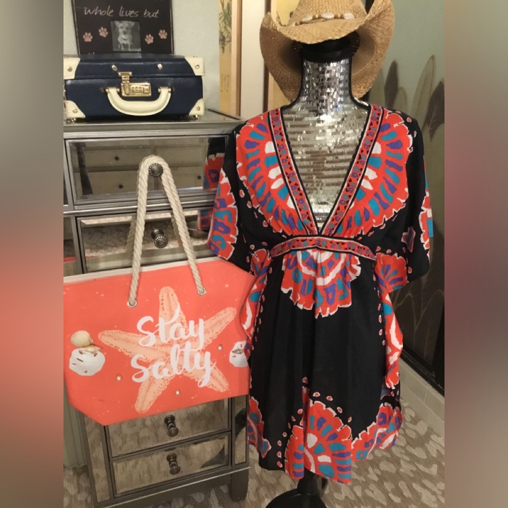 Trina Turk kaftan coverup